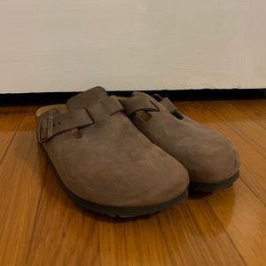 Womens Birkenstock Boston Clog leather